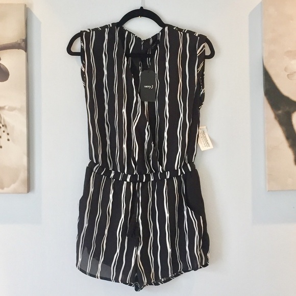 Very J Pants - Very J Nautical Romper, NWT