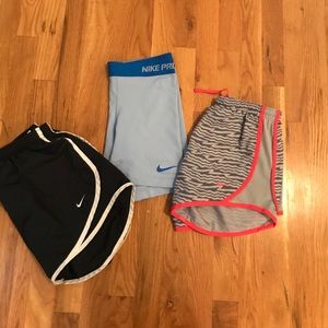 Nike shorts and spanx