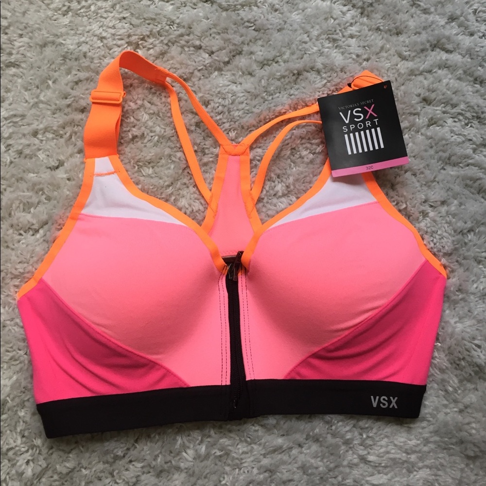 VS Sports Bra Front Zipper