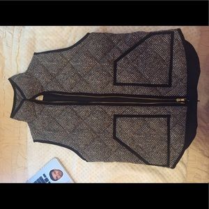 J Crew Herringbone Vest