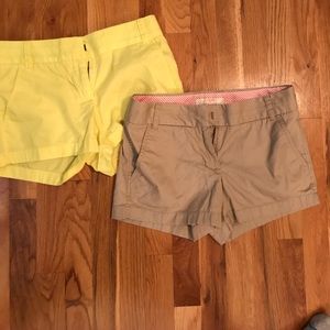 j. Crew shorts size 00