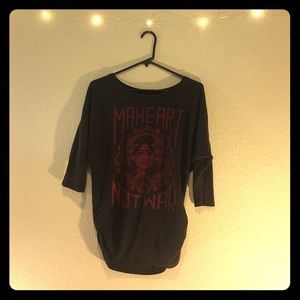 Make Art Not War shirt