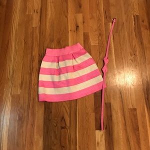 Small skirt and Lilly Pulitzer belt