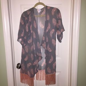Lularoe Monroe kimono, new without tags