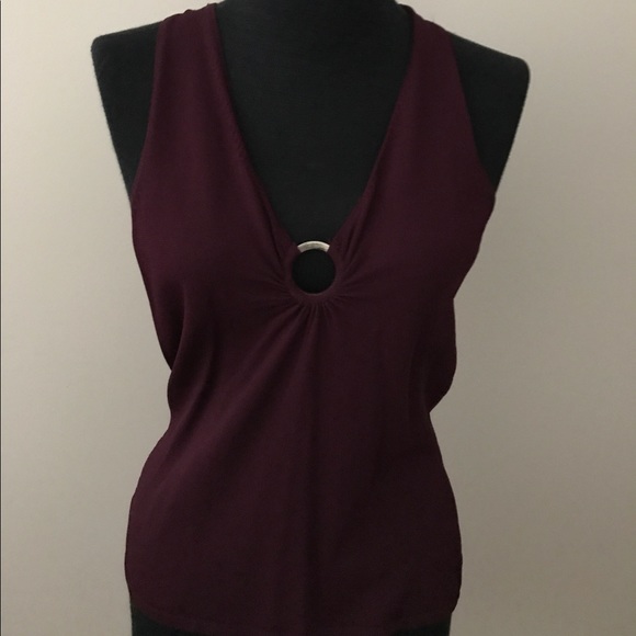 INC plum tank Blouse - Picture 1 of 3
