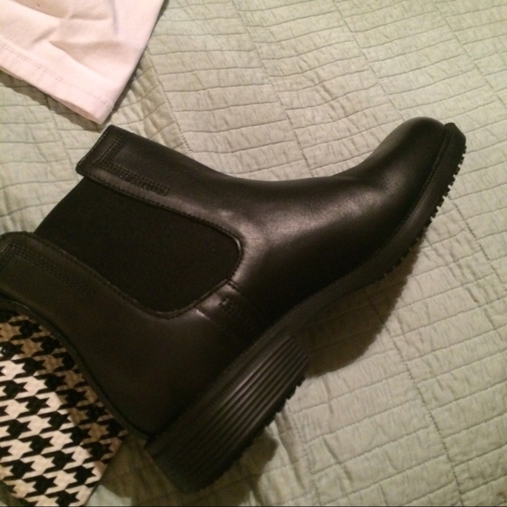 Unisex black  booties NWT by Shoes for Crews