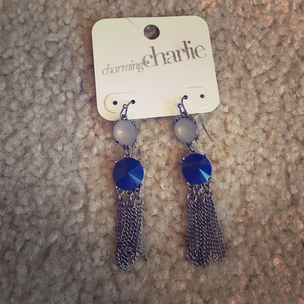 Blue Stone Earrings