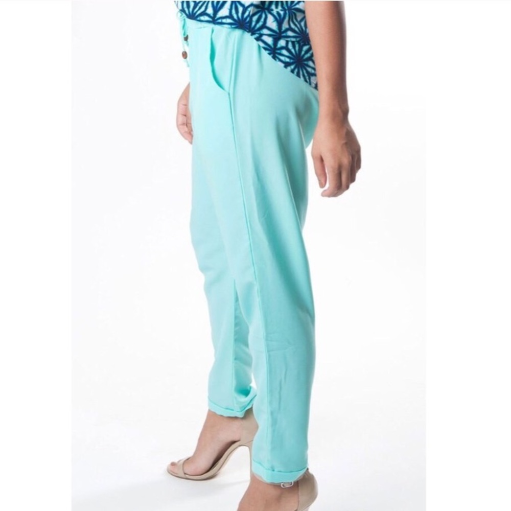 Summer Splash Mint Joggers