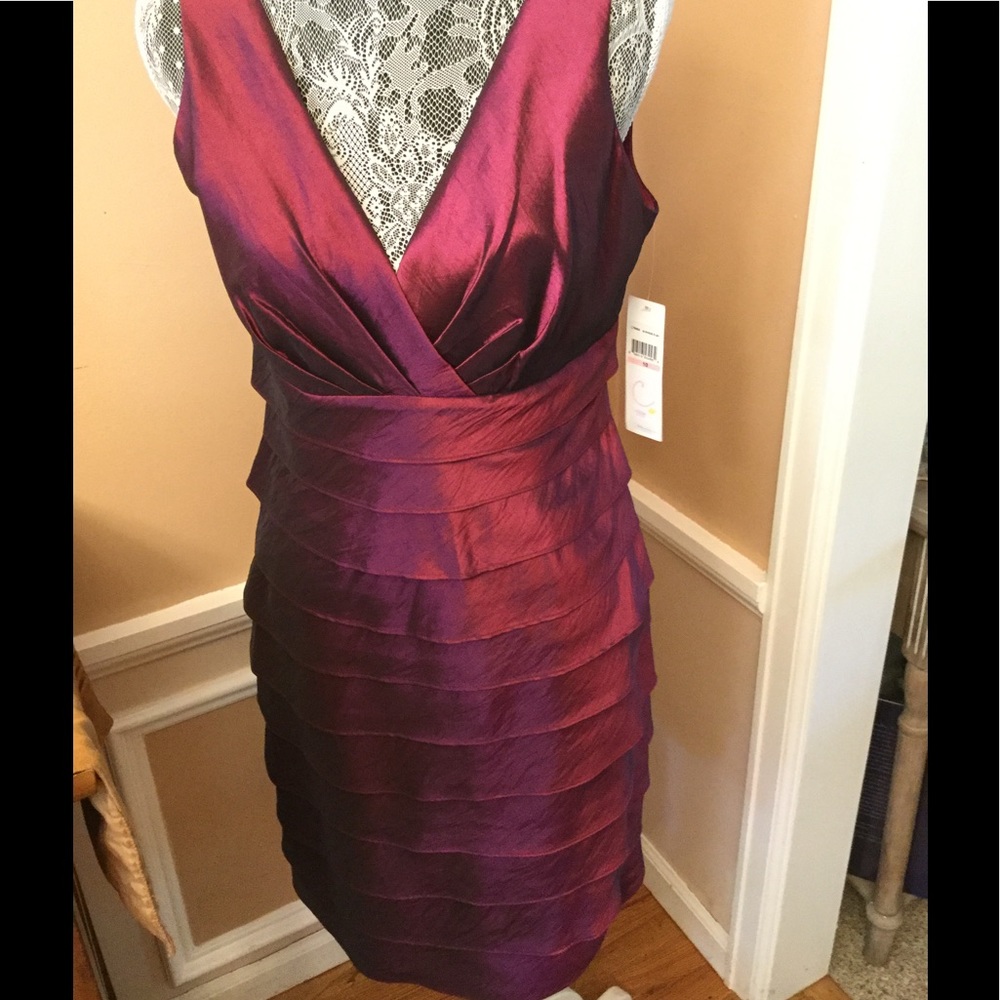 NWT BURMESE RUBY COCKTAIL DRESS