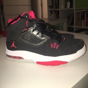 Pink and Black Jordan Flight