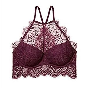 PINK high-neck bralette