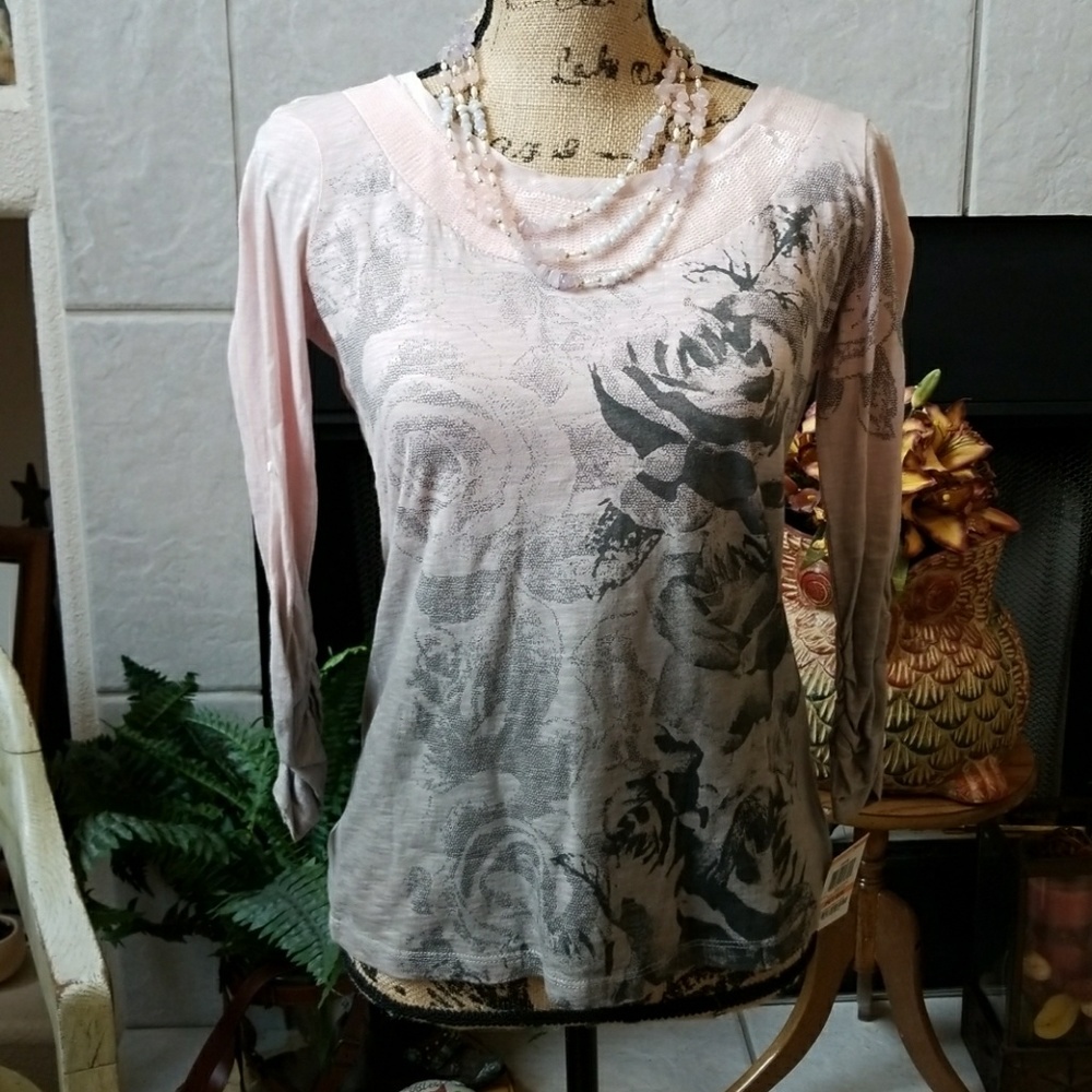 STYLE AND CO. JEANS PETITE TOP