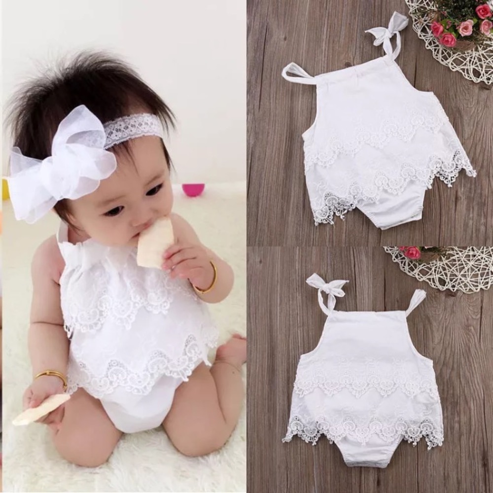 🆕Baby Girl Lace Romper