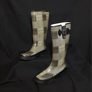 Sperry Top-sider Houndstooth Rain Boots