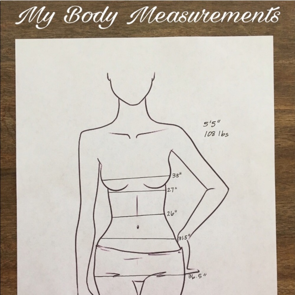 My Measurements ✌🏻not for sale ✨