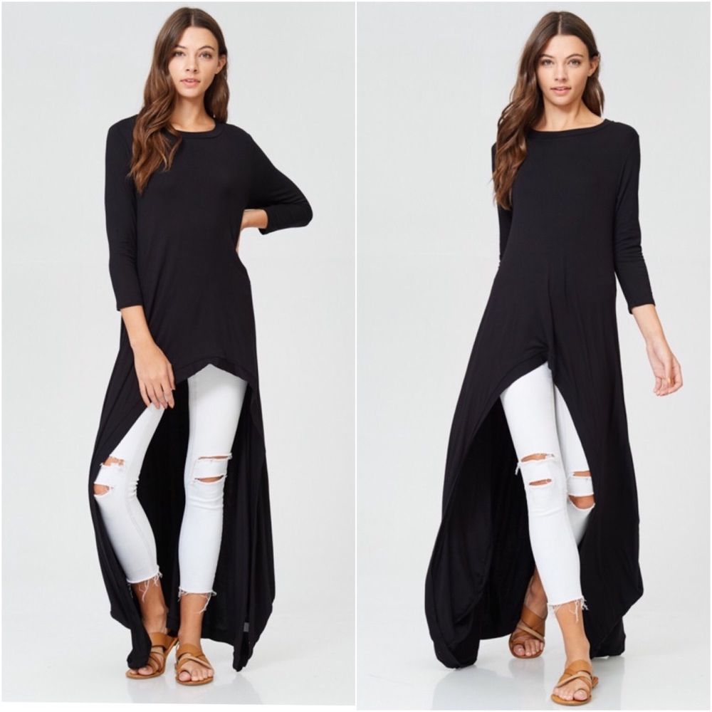 Black HiLo Tunic Last Small! - Picture 3 of 3