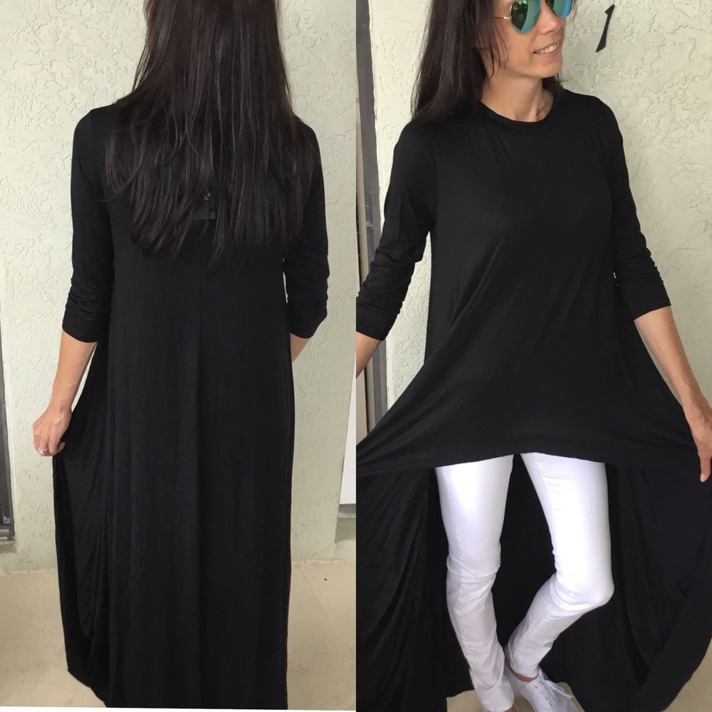 Black HiLo Tunic Last Small! - Picture 2 of 3
