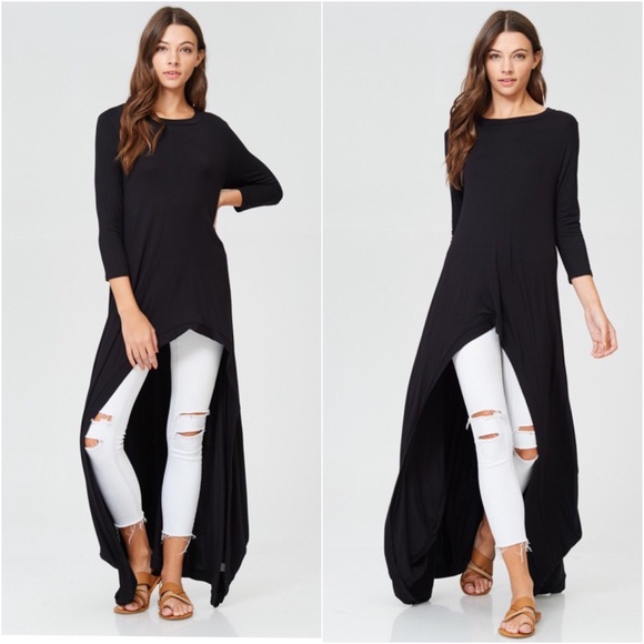 Black HiLo Tunic Last Small! - Picture 3 of 3