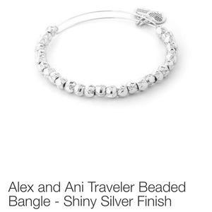 Alex and Ani shiny silver bead bracelet