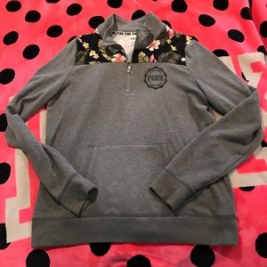 PINK quarter-zip