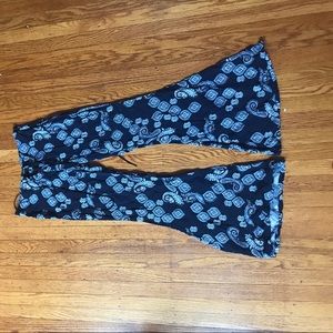 Paper Heart Flare Pants with Tie Detail