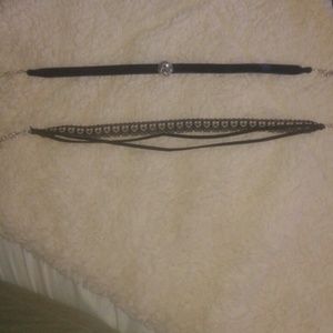 Hand made chokers 2 x $7