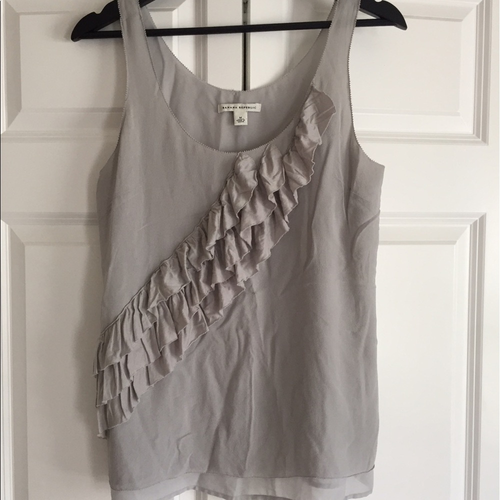 Light grey, dressy tank top