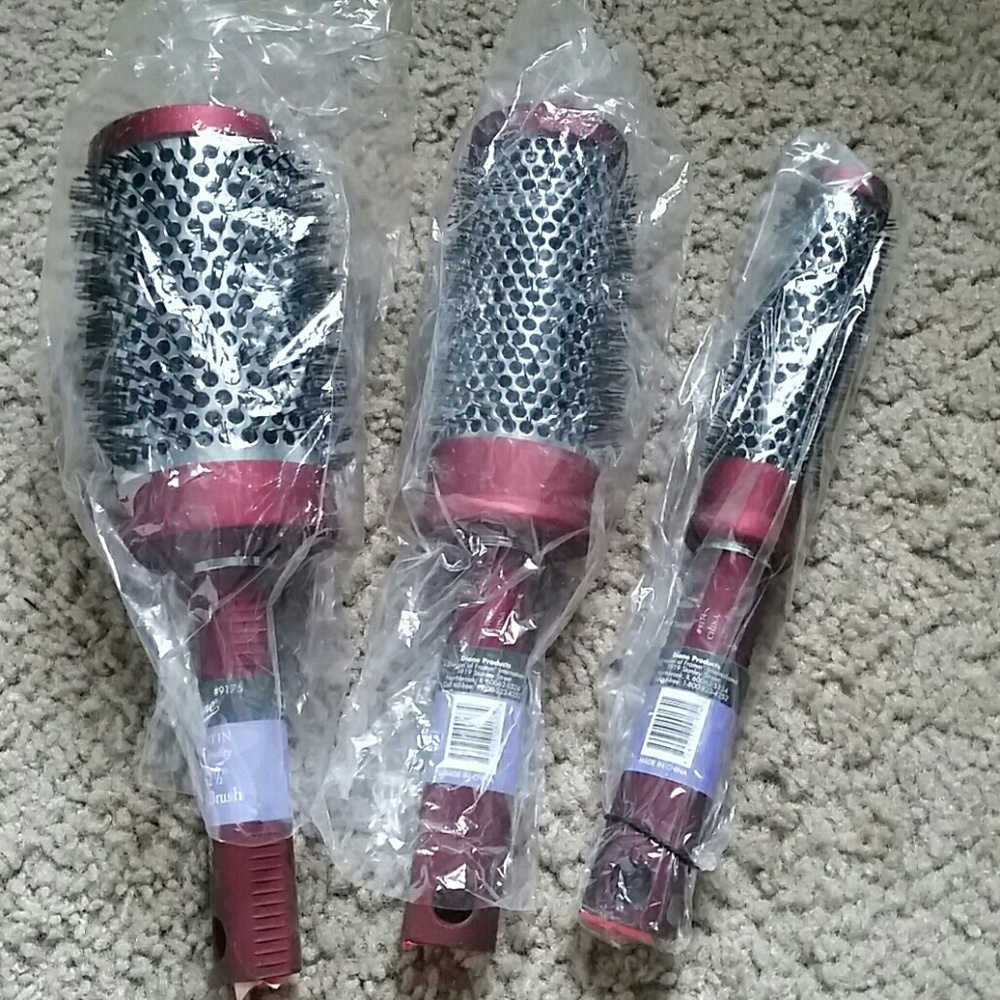 Blow dryer hair brushes 3 set 1, 2, and2/12 inch