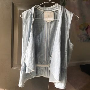 Anthropologie Denim Vest