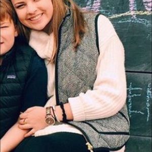 Jcrew Herringbone Vest