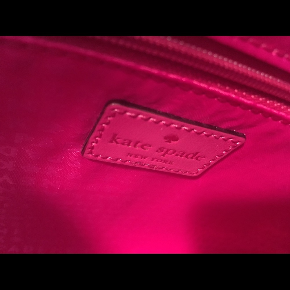 Kate Spade Linzi Leather Tote Satchel Purse Pink - Picture 4 of 8