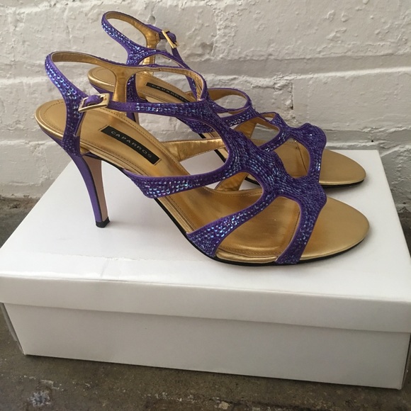 Formal Purple Sequent Caparros Heels! - Picture 2 of 8