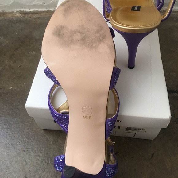 Formal Purple Sequent Caparros Heels! - Picture 7 of 8