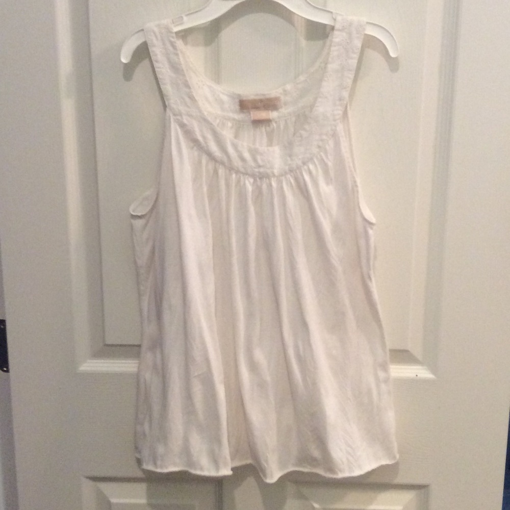 Michael Michael Kors sleeveless White tank Large