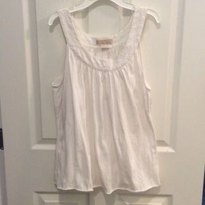 Michael Michael Kors sleeveless White tank Large