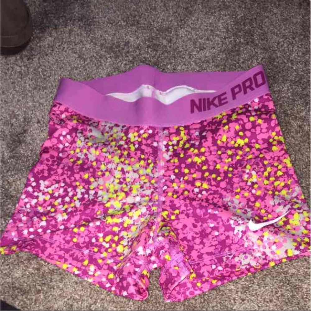 Small multicolor Nike Pros!!