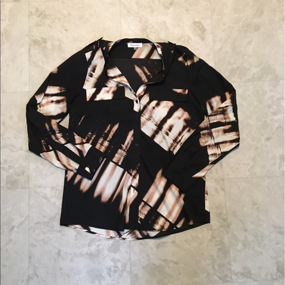 NWOT CALVIN KLEIN Button Down Blouse