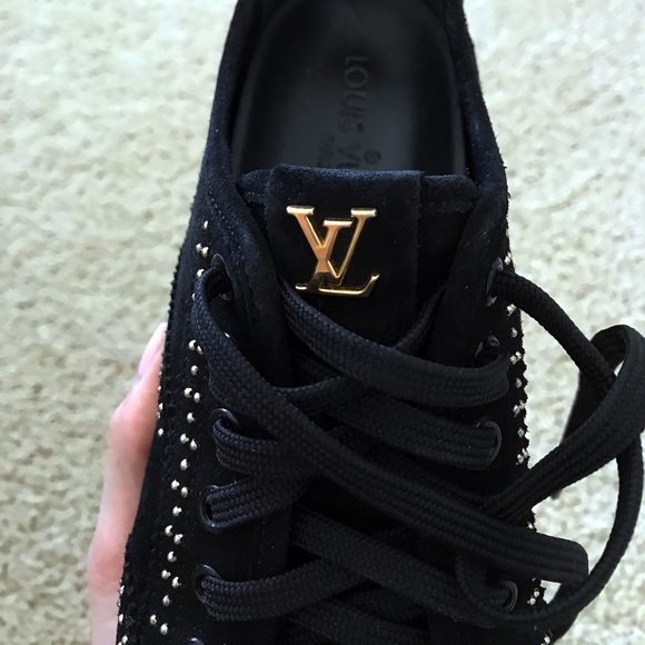 Louis Vuitton black suede sneakers - Picture 5 of 5
