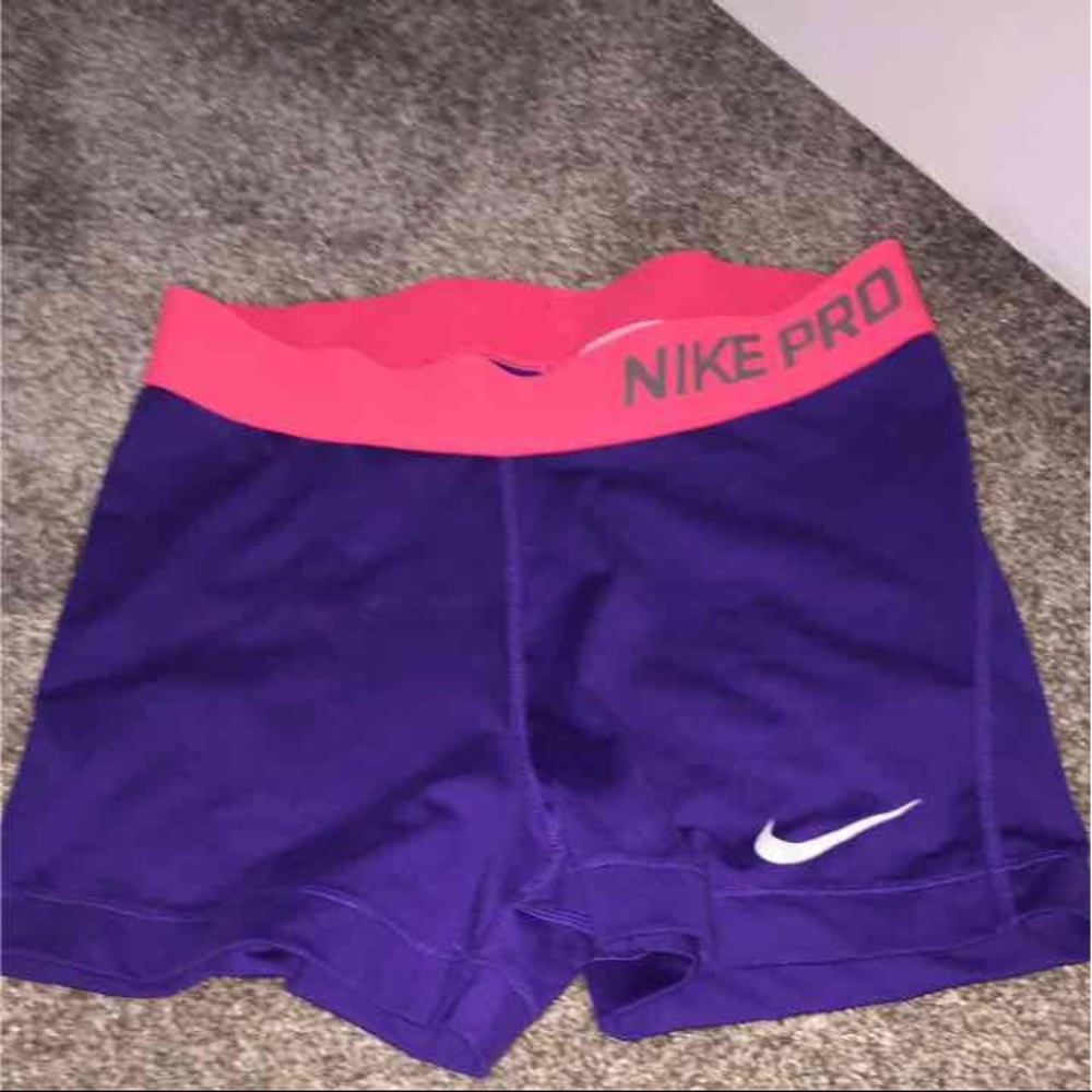 Small purple Nike Pros!!