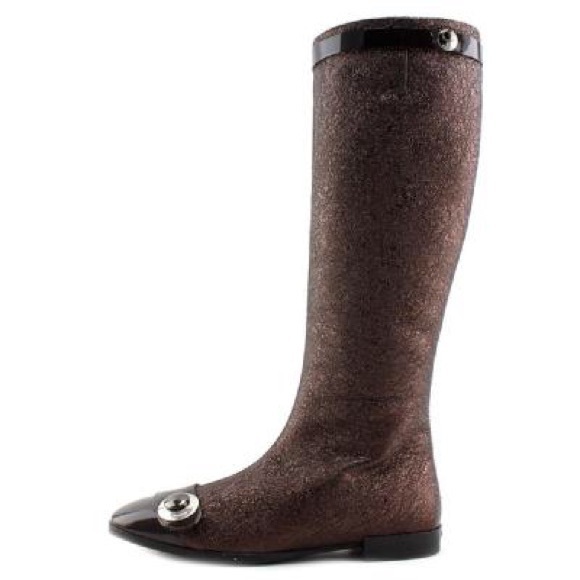 Metallic and Patent Leather boots - Picture 2 of 5