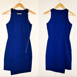 ZARA Cobalt Blue Form Fitting Event Dress S