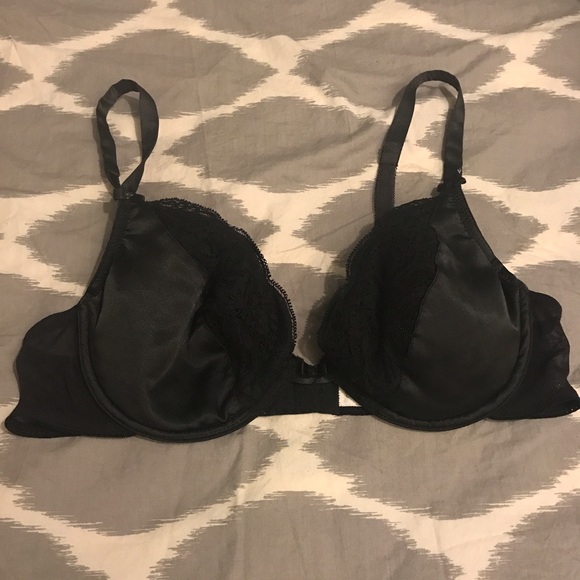Other - •Oscar de la Renta• Vintage Satin & Lace Bra