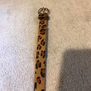 Banana republic cheetah belt