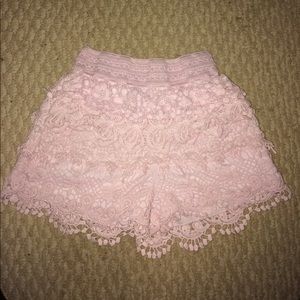 Pink shorts