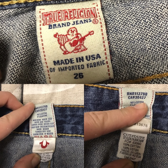True Religion Jeans Size 26 - Picture 5 of 7