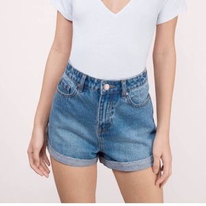TOBI Classic Denim Shorts in size 25