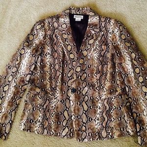 MICHAEL KORS snake print blazer 🐍🐍🐍