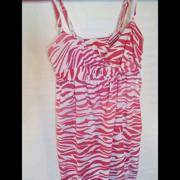 Volcom Zebra City Sundress Junior's Medium - Picture 2 of 5