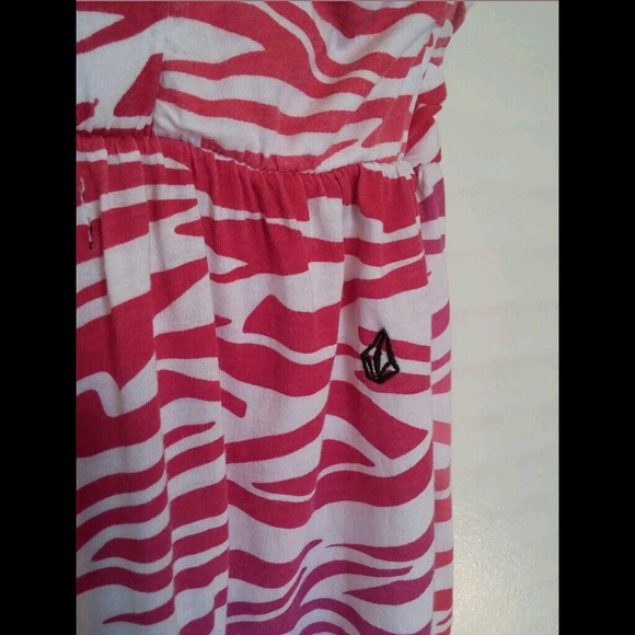 Volcom Zebra City Sundress Junior's Medium - Picture 3 of 5