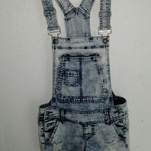 Acid wash overalls